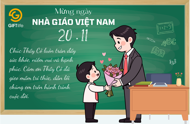 GIFTlife chúc mừng ngày Nhà giáo Việt Nam 20/11! 🎉